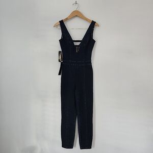 NWT Bebe Denim Jumpsuit